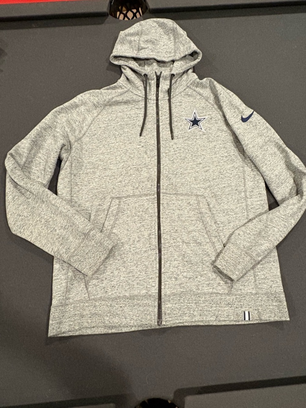 Dallas Cowboys NFL Nike Gray Sweatshirt Jacket